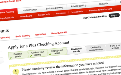 HSBC Personal Account Opening